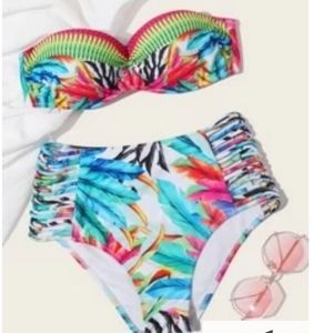 NWT Boho High Rise Bikini Set Sz Medium